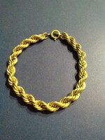 Richly gold-plated high-quality twisted bracelet for sale below price
