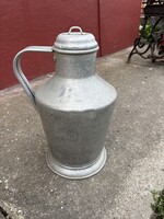 Alumínium Ceglédi kanna kanta kanna  nosztalgia darab paraszti dekoráció zenei eszköz