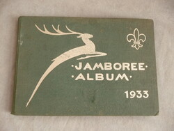 Régi cserkész képeskönyv Radványi Kálmán Jamboree album 1933 Gödöllő IV. cserkész világtábor