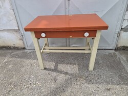 Retriever design régi konyha asztal Retro étkező asztal népi bútor paraszt régiség