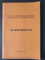Az IBUSZ Rt. vállalati nyugdíjpénztárának alapszabályai - 1940