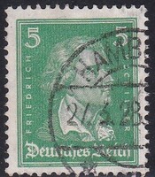 1926 German Reich 5 Pfennig Régi Bélyeg