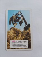 MÉH kártyanaptár 1980 - A MÉH ez évben is számít a gyűjtőmunkájára….