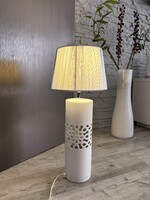 Impozáns 53 cm - Áttört Design Kerámia Lámpa