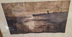 Csergezán Pál (1924-1996) Balatonszepezdi Horgász