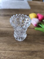 Bohemia kristály ibolya váza