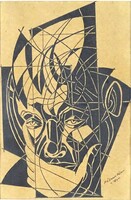 1Z484 Pásztor Péter : Absztrakt arc