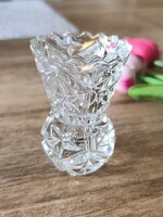 Bohemia kristály ibolya váza