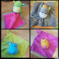 Vízilovas - orrszarvús szundikendők 001. - Hippo - rhino naps 001.