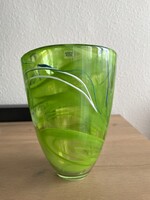 Kosta Boda lime váza