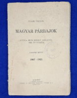 Magyar párbajok II. - Attila hun király idejétől 1923. év végéig