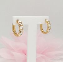 Xuping aranyozott antiallergén karika fülbevaló, 14 mm (4014)