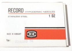 Retro Injekciós tű RECORD típusú fecskendőhöz