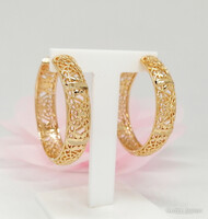 Xuping aranyozott antiallergén karika fülbevaló, 37 mm (3074)