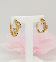 Xuping aranyozott antiallergén karika fülbevaló, 17 mm (4037)