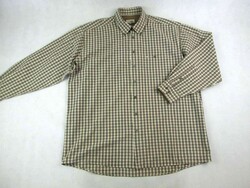 EREDETI CAMEL ACTIVE (2XL / 3XL) ELEGÁNS HOSSZÚ UJJÚ FÉRFI APRÓ KOCKÁS ING
