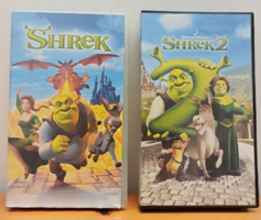 Eladó Shrek 1-2. VHS kazettán/ videó kazetta.