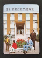 Szovjetunió CCCP Orosz kártyanaptár 1981