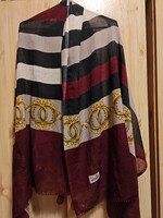 Jasmine Made in Turkey prémium minőségű kézi festésű nagyméretű sál stola különlegesség