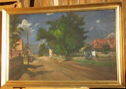 (N) Meilinger Dezső (1892-1960) : Falusi utca