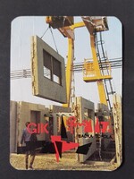 Szovjetunió CCCP Orosz kártyanaptár 1981