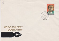 Alkalmi boríték 1986 - Szekszárd-Pogány József