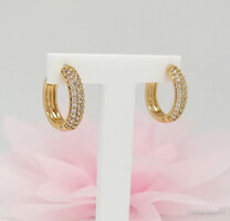 Xuping aranyozott antiallergén karika fülbevaló, 16 mm (4011)