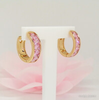 Xuping aranyozott antiallergén karika fülbevaló, 17 mm (3080)