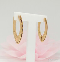 Xuping aranyozott antiallergén karika fülbevaló, 26 mm (3070)