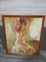 Csomor katalin nude painting 60x70