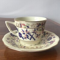 Zsolnay porcelán Bambuszmintás kávés csésze