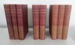 Klasszikus Regénytár (piros)  Dickens  8 db kötete Révai Testvérek 1908,1909,1910