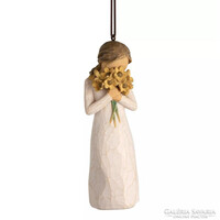 Willow Tree figura függődísz "Warm Embrace" szobor karácsonyra