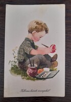 1960 Kellemes húsvéti ünnepeket Rajz:Demjén Zsuzsa