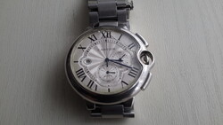 CARTIER Chronograph kvartz férfi karóra
