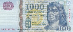 1.000 Forint 2005   A képen látható állapotban ( Forgalomból Kivont Bankjegy )