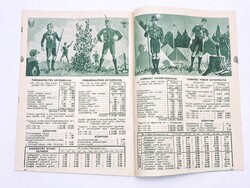 1936, Cserkészfelszerelés, cserkész és sportszerek árjegyzék Márton Lajos rajzaival illusztrálva
