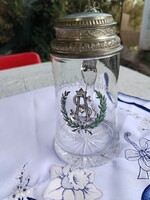 Vintage Beer Mug with Lid.