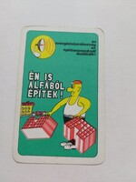 ÉSZAK-MAGYARORSZÁGI TÉGLA- ÉS CSERÉPIPARI VÁLLALAT - MÁLYI kártyanaptár 1981