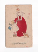 HÚ:221 Húsvéti képeslap "Pauli Ebner" POSTATISZTA!