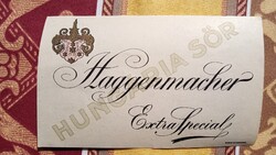 Haggenmacher sör, eredeti söröscimke