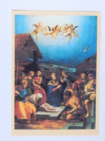 Művészeti képeslap - Angelo Bronzino: A pásztorok hódolása