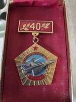 Ritka szovjet MiG-21 katonai repülős jelvény (1941-1981)