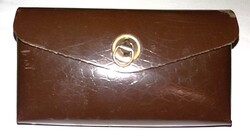 HIBÁTLAN ÁLLAPOTÚ CCCP OROSZ kerékpár lakkozott bőr SZERSZÁMOSTÁSKA