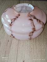 Art Deco rózsaszín függő lámpabúra