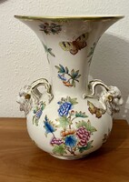 Herendi Viktória mintás kosfejes váza