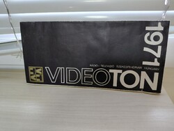Videoton tv, rádió brossúra 1971.