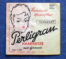 Retro Perligran Dederon hajháló (GDR) szőke hajhoz