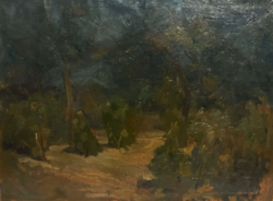 Udvardi Gyula (1925-2016) Szőlő, 1966 - Nagy méretű Képcsarnokos alkotás /számlát adunk hozzá/