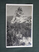 Képeslap,Románia,Bicaz,Békás,Piatra Altarului,Békás szoros,Oltárkő,gyílkostó,menedékház,1940-